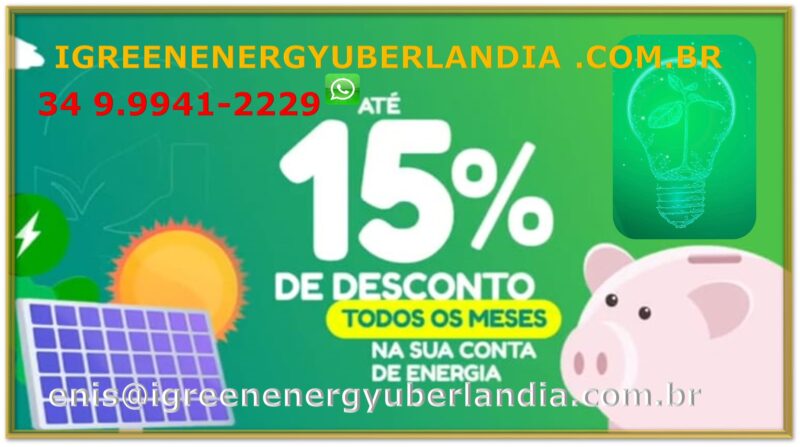 Como Reduzir Minha Conta de Luz iGreen energy – Uberlândia MG